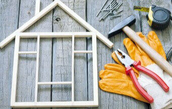 Строителни инструменти къща